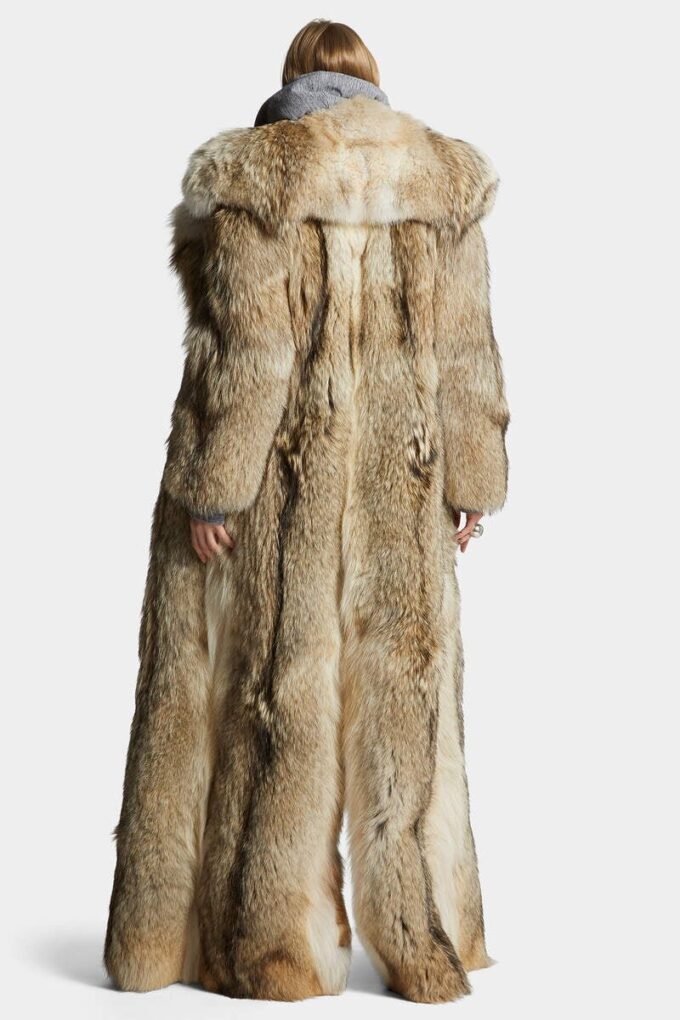 Archive Coyote Faux Fur Coat Archive Coyote Faux Fur Coat