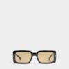 Black Iconique Light Brown Sunglasses