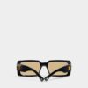 Black Iconique Light Brown Sunglasses