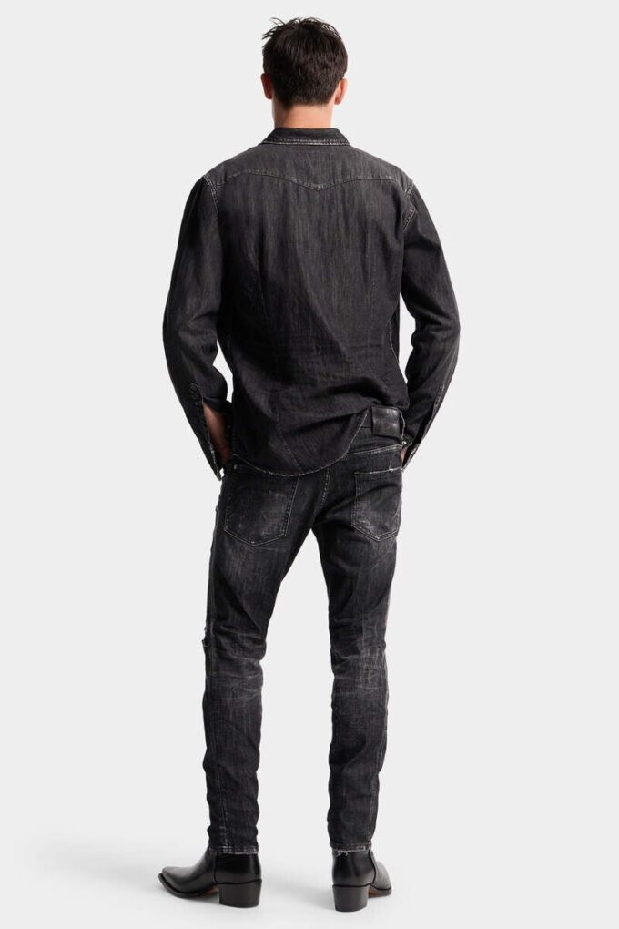 Black Wash Skater Jeans Black Wash Skater Jeans
