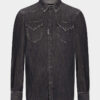 Black Wash Western Shirt Black Wash Western Shirt