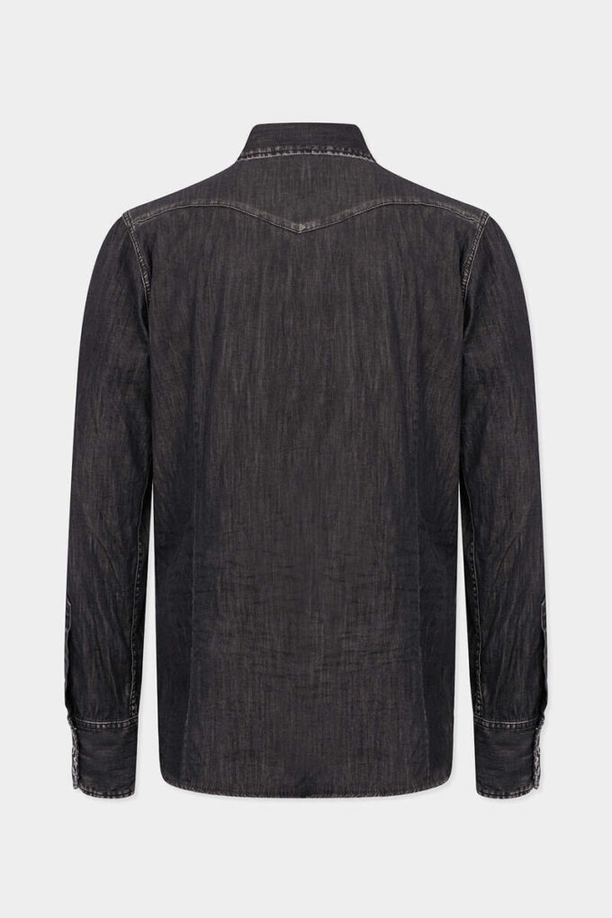 Black Wash Western Shirt Black Wash Western Shirt