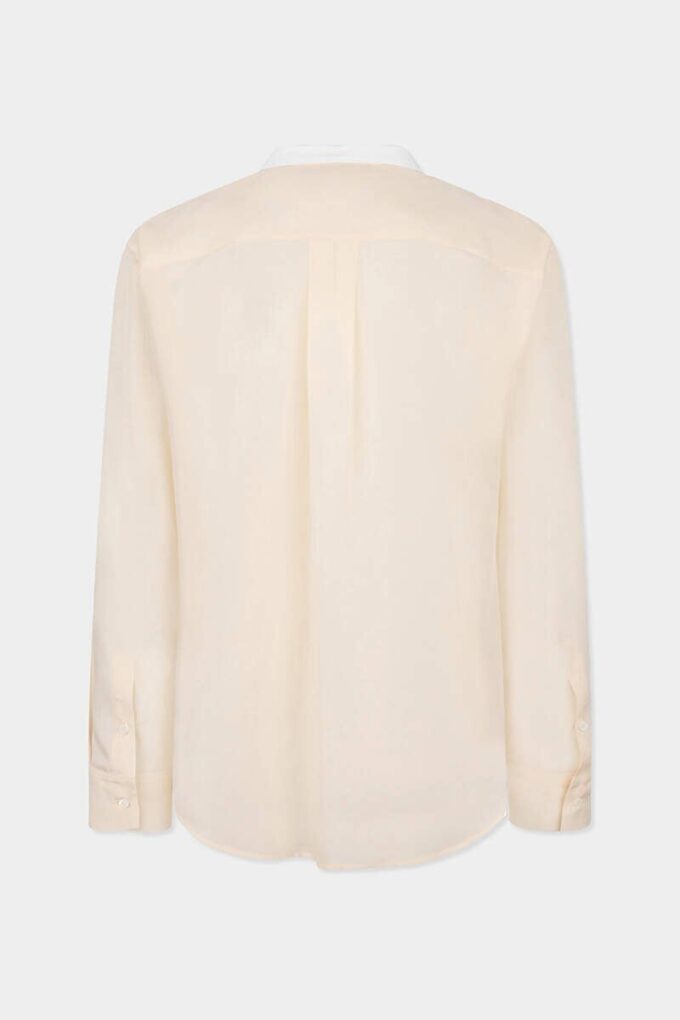Bowtie Dropped Shoulder Silk Shirt Bowtie Dropped Shoulder Silk Shirt