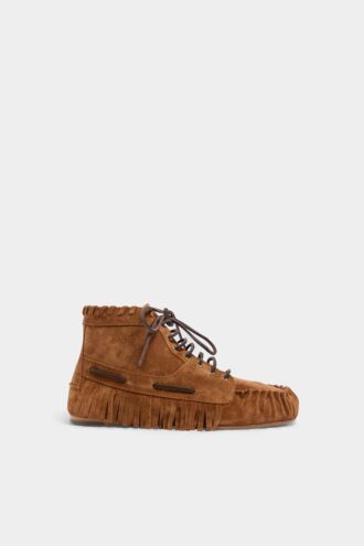 Braids & Beads Lace-Up Ankle Boots