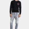 Brushed Grey Wash Skater Jeans Brushed Grey Wash Skater Jeans