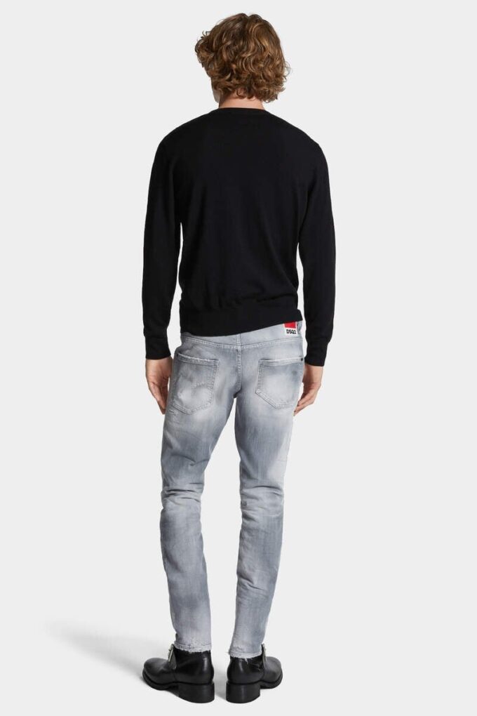 Brushed Grey Wash Skater Jeans Brushed Grey Wash Skater Jeans