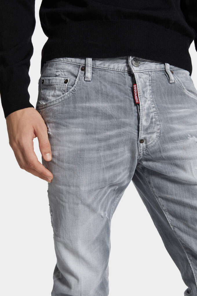 Brushed Grey Wash Skater Jeans Brushed Grey Wash Skater Jeans