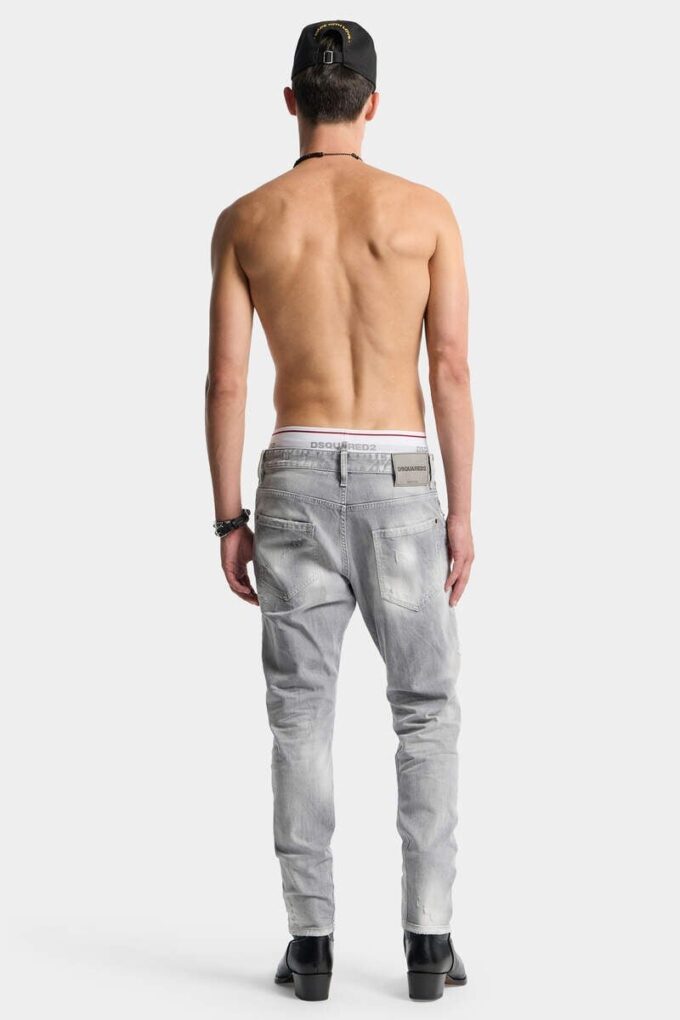 Brushed Grey Wash Slim Twist Jeans Brushed Grey Wash Slim Twist Jeans