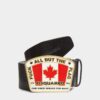 Canadian Flag Plaque Belt Canadian Flag Plaque Belt