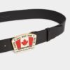 Canadian Flag Plaque Belt Canadian Flag Plaque Belt