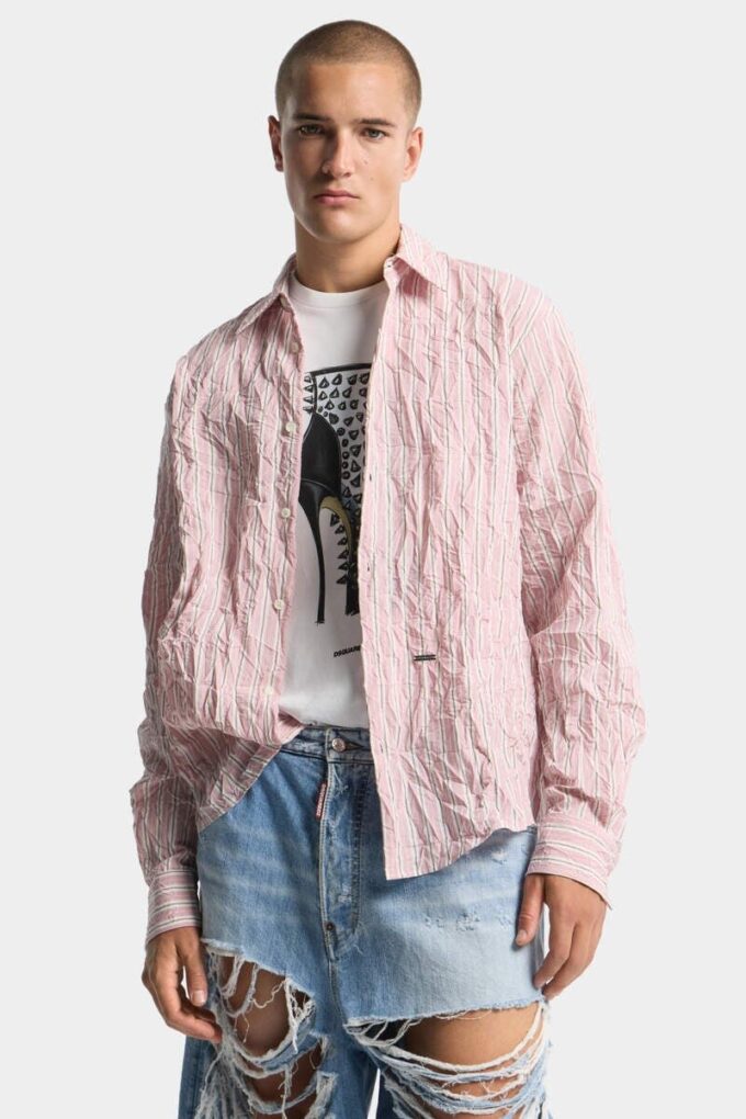 Crinckled Oversized Shirt Crinckled Oversized Shirt
