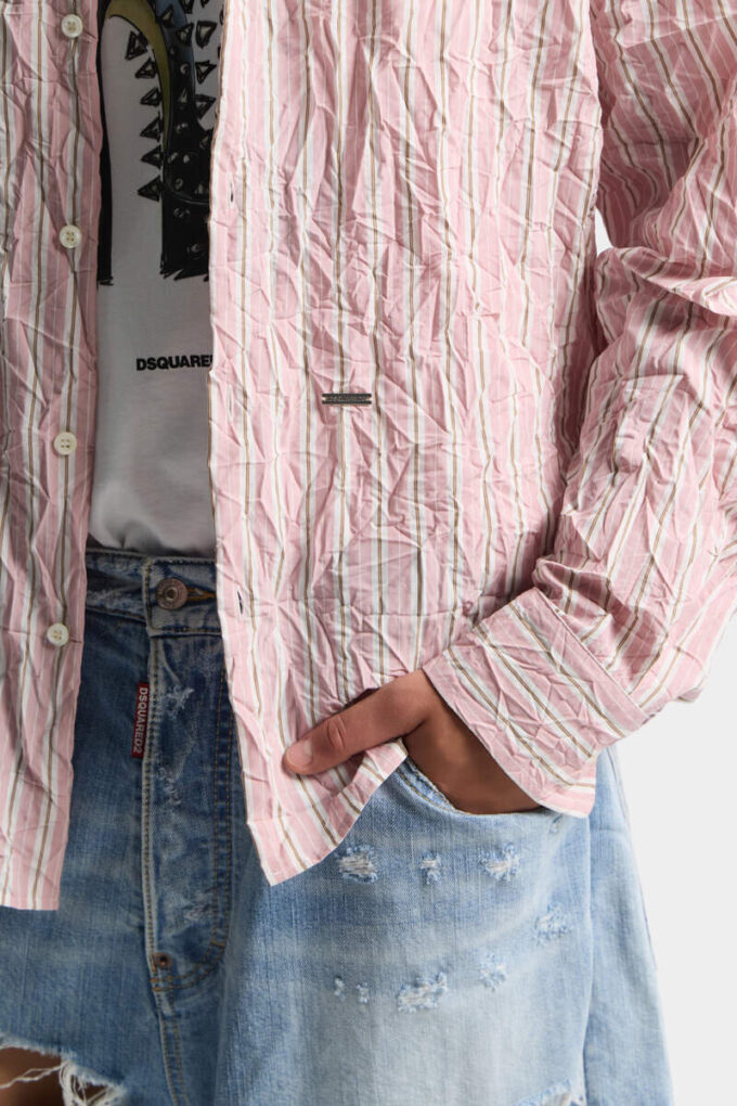 Crinckled Oversized Shirt Crinckled Oversized Shirt