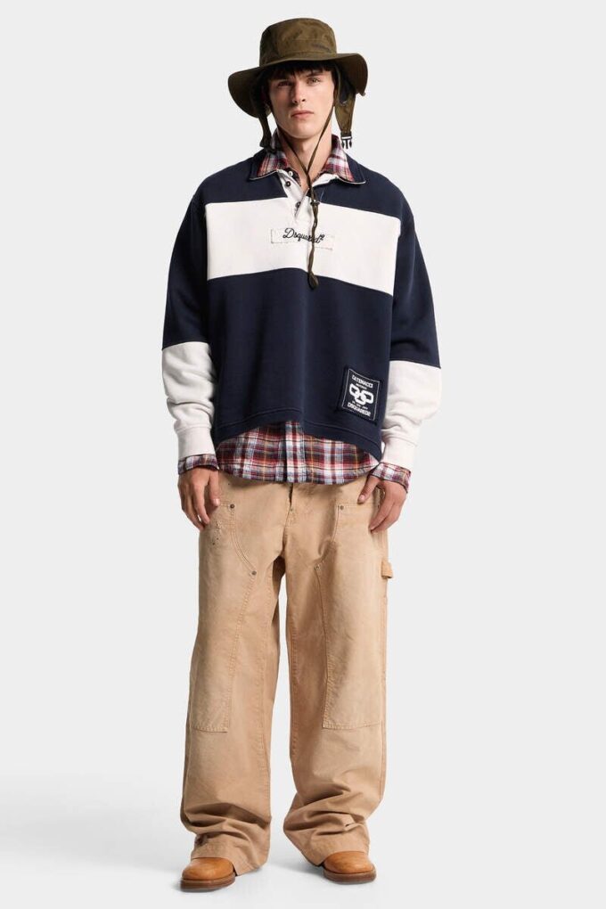 D2 College Rugby Fit Sweatshirt D2 College Rugby Fit Sweatshirt