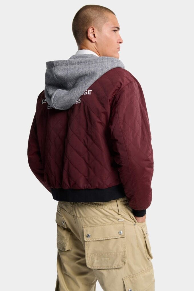 D2 Heritage Quilted Bomber D2 Heritage Quilted Bomber