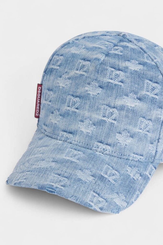 D2 Monogram Baseball Cap D2 Monogram Baseball Cap