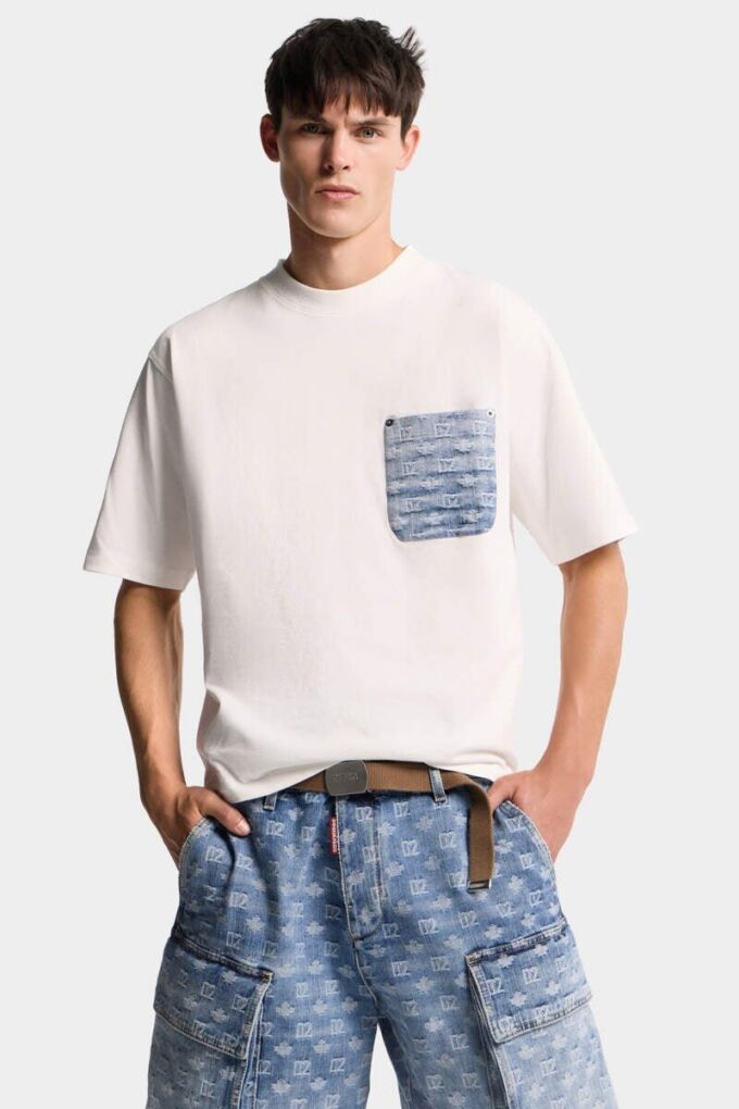 D2 Monogram Loose Fit T-Shirt D2 Monogram Loose Fit T-Shirt