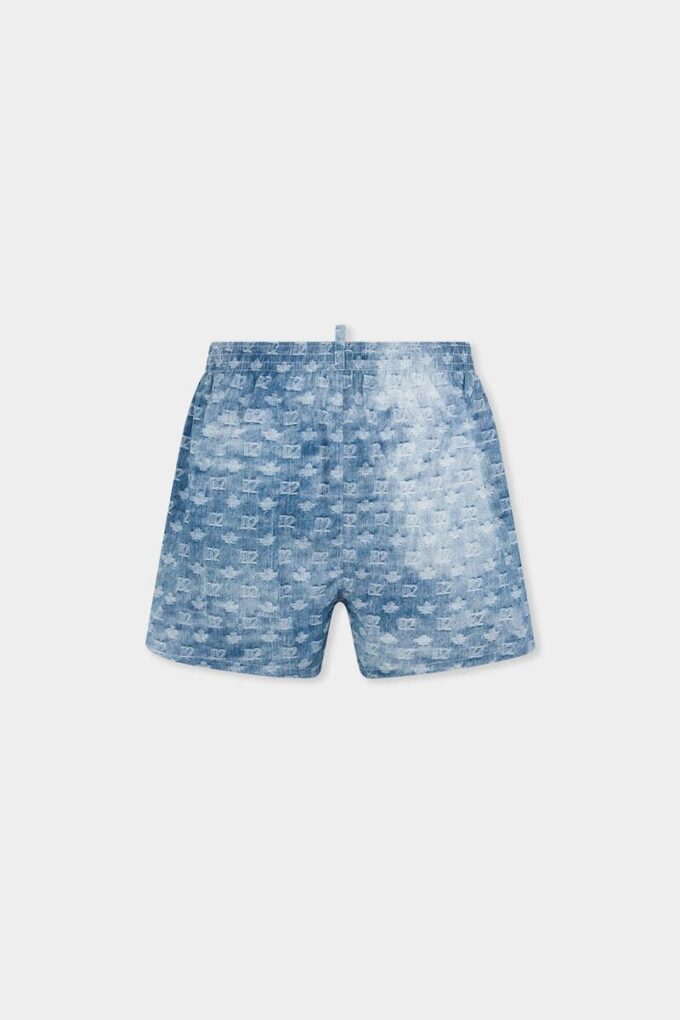 D2 Monogram Midi Swim Boxer D2 Monogram Midi Swim Boxer
