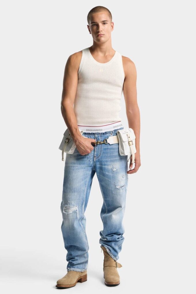 D2 Upside Down Knit Tank Top D2 Upside Down Knit Tank Top