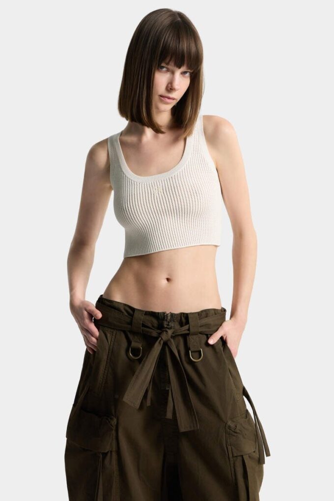 D2 Upside Down Knit Top D2 Upside Down Knit Top