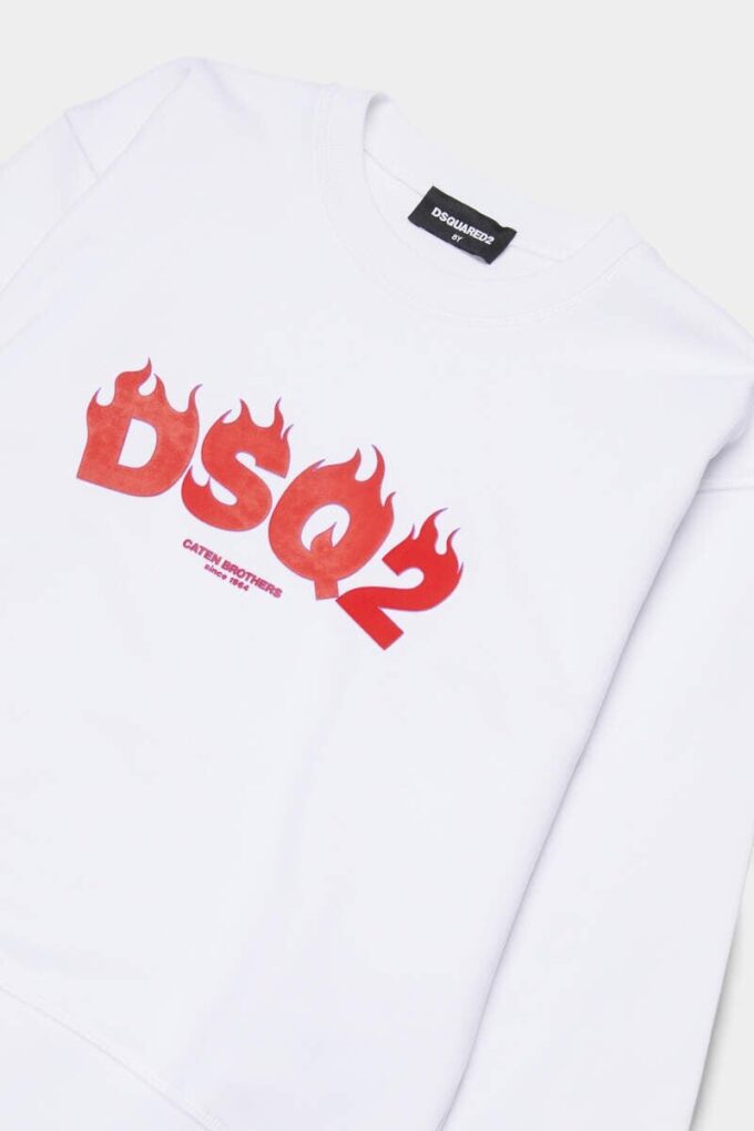 D2Kids Junior Dsq2 Crewneck D2Kids Junior Dsq2 Crewneck