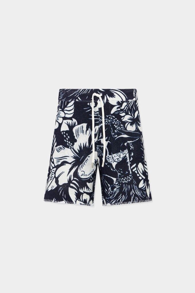 Dancing Flowers Knit Shorts Dancing Flowers Knit Shorts