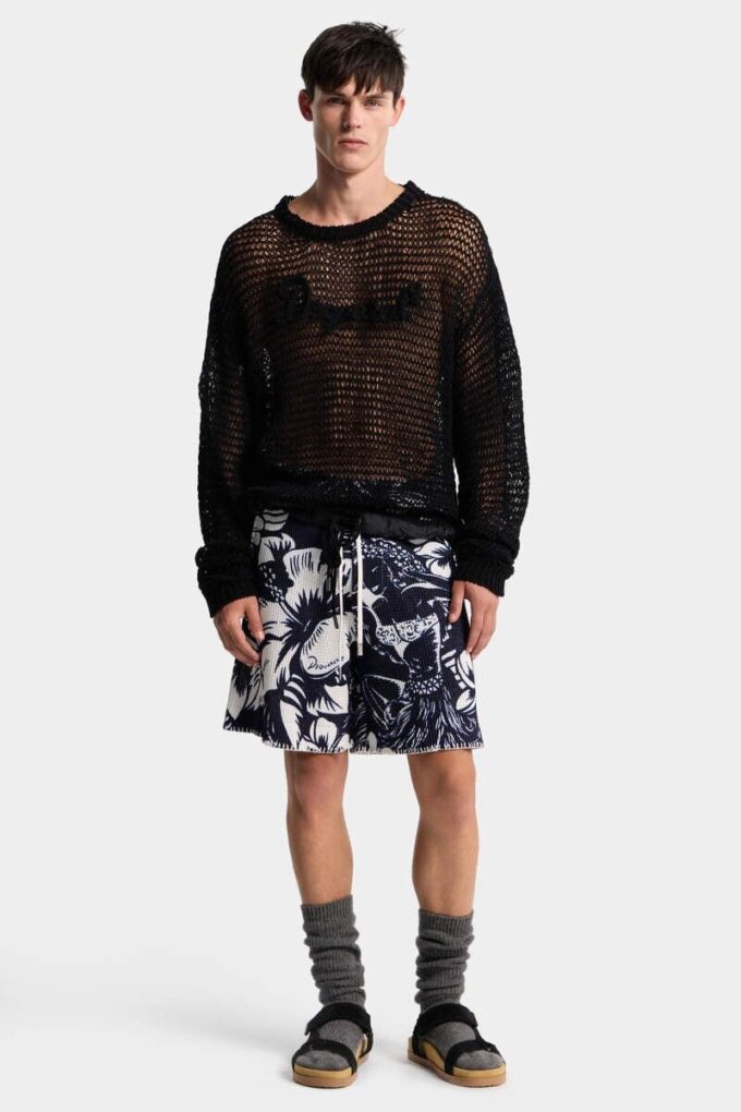 Dancing Flowers Knit Shorts Dancing Flowers Knit Shorts