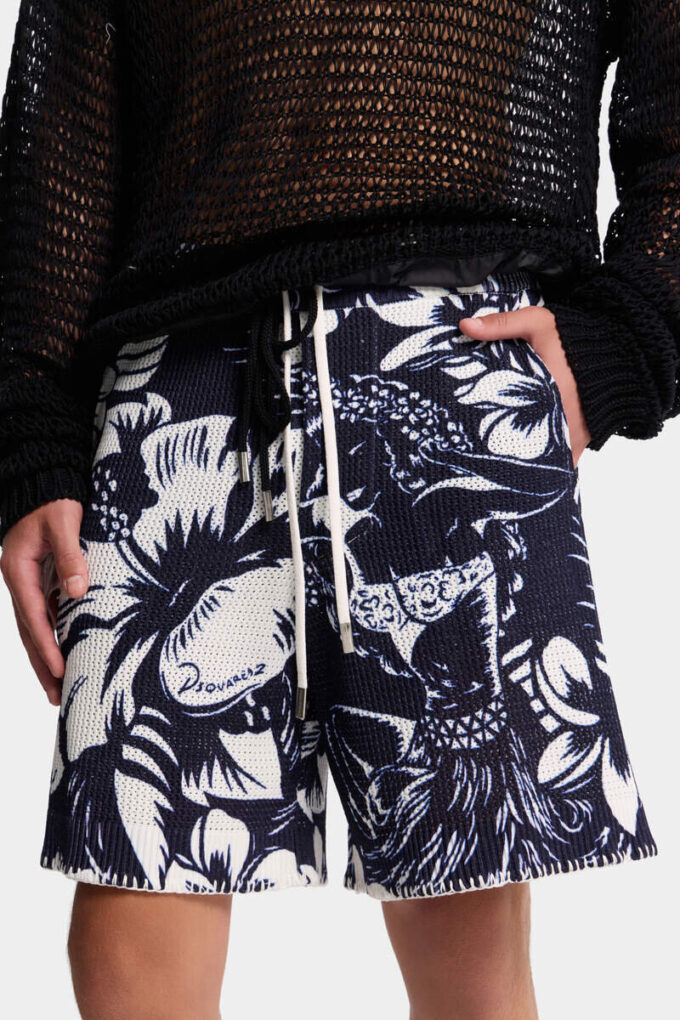 Dancing Flowers Knit Shorts Dancing Flowers Knit Shorts