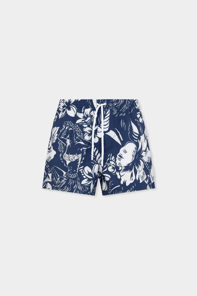 Dancing Flowers Midi Swim Boxer Dancing Flowers Midi Swim Boxer