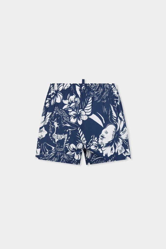 Dancing Flowers Midi Swim Boxer Dancing Flowers Midi Swim Boxer