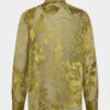 Dancing Flowers Sheer Shirt Dancing Flowers Sheer Shirt