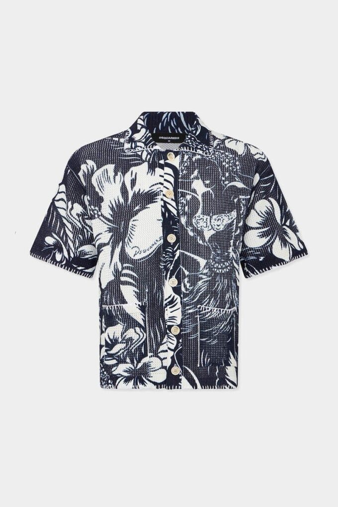 Dancing Flowers Short Sleeves Polo Dancing Flowers Short Sleeves Polo