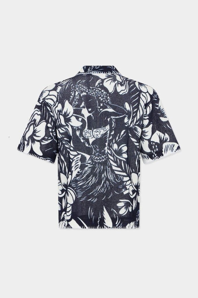 Dancing Flowers Short Sleeves Polo Dancing Flowers Short Sleeves Polo