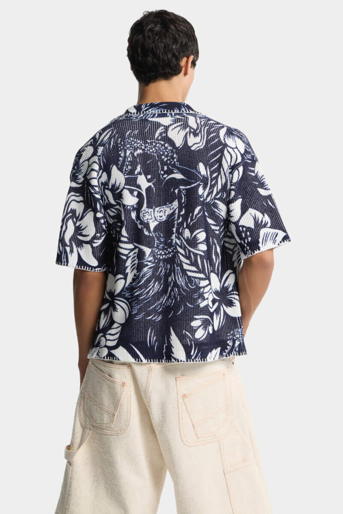 Dancing Flowers Short Sleeves Polo Dancing Flowers Short Sleeves Polo