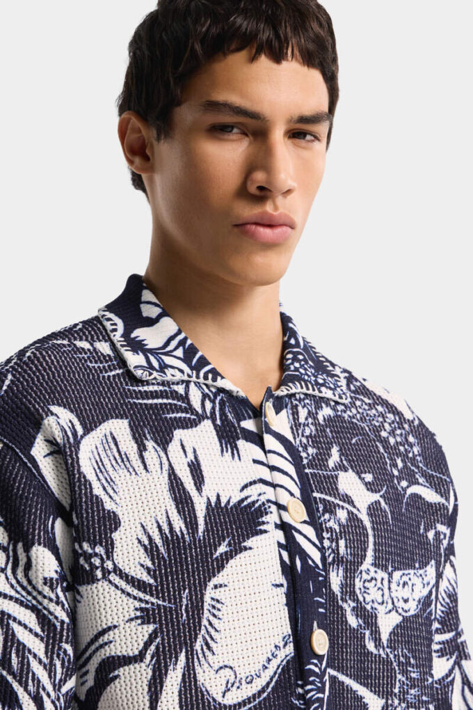 Dancing Flowers Short Sleeves Polo Dancing Flowers Short Sleeves Polo