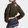 Dark Aviator Hybrid Jean Jacket