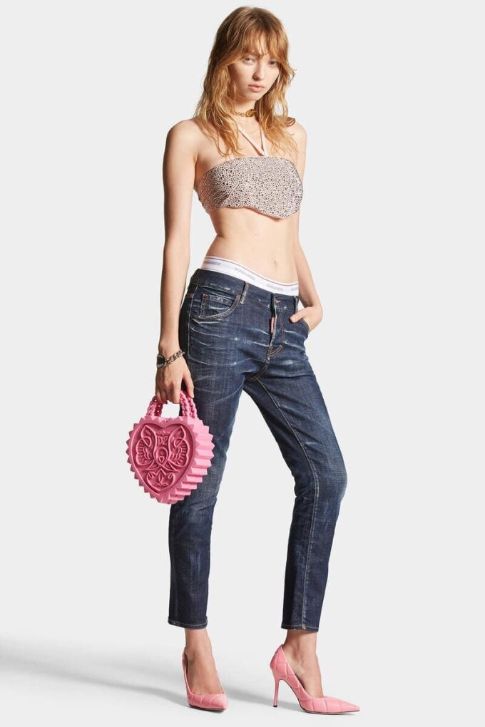 Dark Clean Wash Cool Girl Jeans Dark Clean Wash Cool Girl Jeans