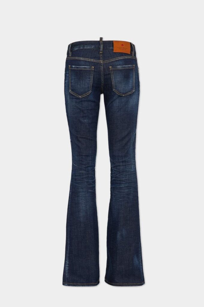 Dark Clean Wash Medium Waist Flare Jeans Dark Clean Wash Medium Waist Flare Jeans