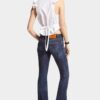 Dark Clean Wash Medium Waist Flare Jeans Dark Clean Wash Medium Waist Flare Jeans