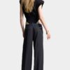 Dark Rebel Rider Wash Hybrid Denim Tailor Loose Pant Dark Rebel Rider Wash Hybrid Denim Tailor Loose Pant
