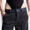 Dark Rebel Rider Wash Hybrid Denim Tailor Loose Pant Dark Rebel Rider Wash Hybrid Denim Tailor Loose Pant