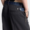 Dark Rebel Rider Wash Hybrid Denim Tailor Loose Pant Dark Rebel Rider Wash Hybrid Denim Tailor Loose Pant