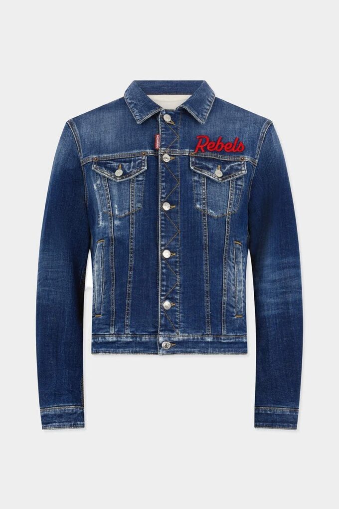 Dark Smoker over Jean Jacket Dark Smoker over Jean Jacket