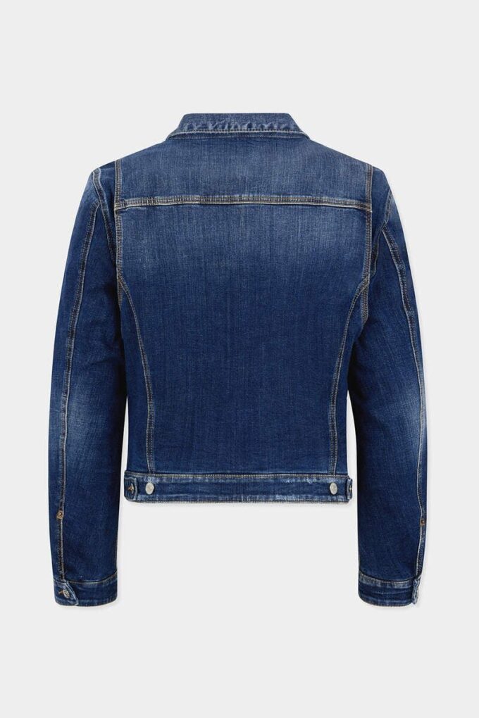 Dark Smoker over Jean Jacket Dark Smoker over Jean Jacket