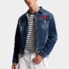 Dark Smoker over Jean Jacket Dark Smoker over Jean Jacket