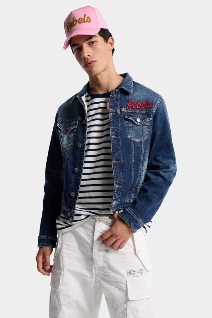 Dark Smoker over Jean Jacket Dark Smoker over Jean Jacket