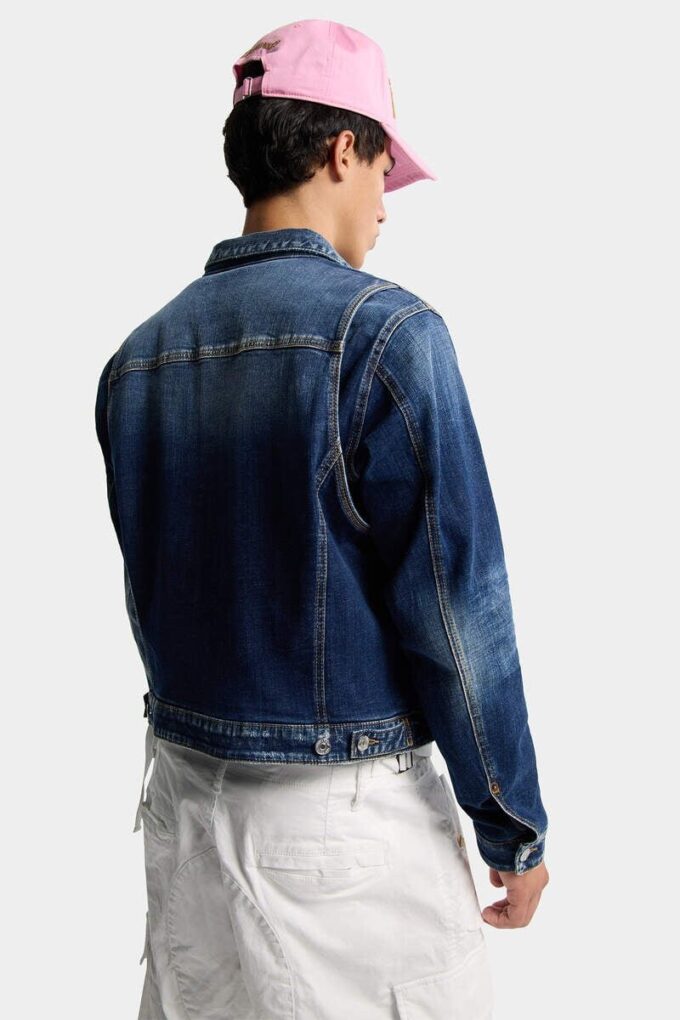 Dark Smoker over Jean Jacket Dark Smoker over Jean Jacket