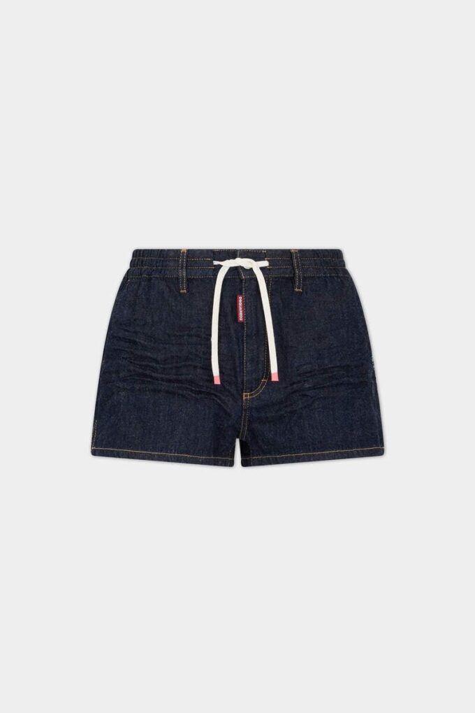 Dark Weight Wash Pull on Shorts Dark Weight Wash Pull on Shorts