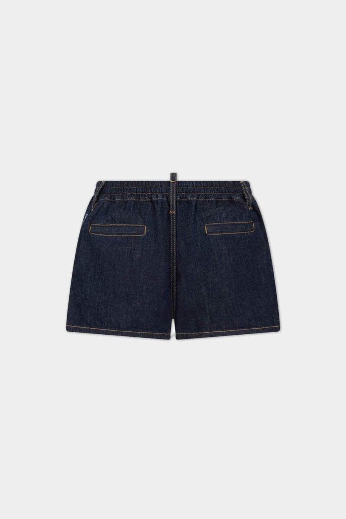 Dark Weight Wash Pull on Shorts Dark Weight Wash Pull on Shorts
