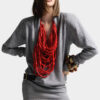 Deep Cut Jersey Dress Deep Cut Jersey Dress