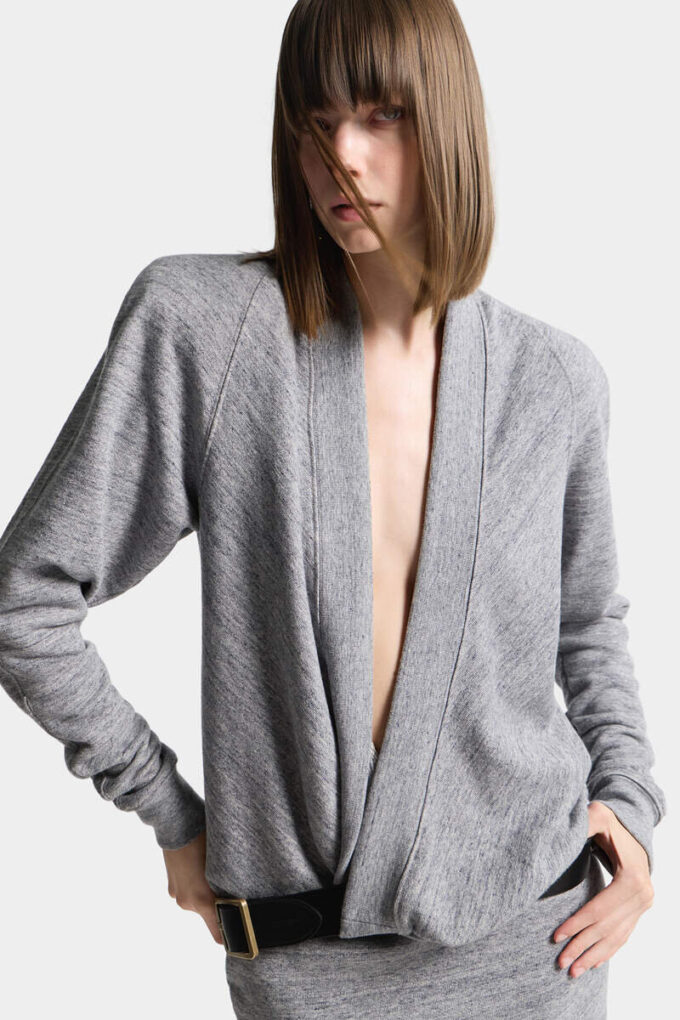 Deep Cut Jersey Dress Deep Cut Jersey Dress